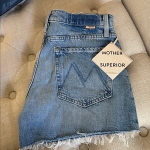 Mother Superior Denim Shorts